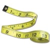 Unique Bargains Flexible Tailor Craft Ruler Tape Measure Yellow 120 1 Pc