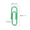Unique Bargains Small Size Metal Prevent Tearing Pages Home Office Paper Clip 600 Pcs - 2 of 4
