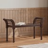 Vintage Ottoman Bench,End-of-Bed Entryway Bench for Bedroom or Living Room -Maison Boucle - 3 of 4