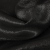 Olivia Gray Lina Matte Embossed Blackout Grommet Single Panel - 52x90", Black - 3 of 4