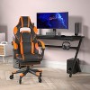 Flash Furniture X40 Gaming Chair Racing Computer Chair with Fully Reclining Back/Arms and Transparent Roller Wheels, Slide-Out Footrest - 2 of 4