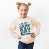 The Juniper Shop In My Game Day Era - Green Youth Ultra-Soft Graphic Sweatshirt - 2 of 3