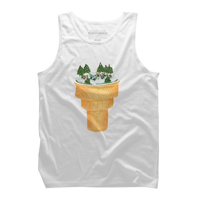 Men's Design By Humans Sno-Cone By BullShirtCo Tank Top