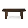 Maven Lane Angelo Rustic Rectangular Wooden Coffee Table In Aged Brown - 2 of 4