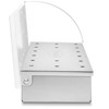 Pure Grill Stainless Steel BBQ Smoker Box with Hinged Lid for Wood Chips, Use with Charcoal and Gas Grills - 4 of 4