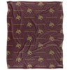 Texas State University Logo Pattern Silky 50x60 Blanket, 1 Sided 50x60 - 2 of 4