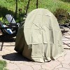 Sunnydaze Outdoor Heavy-Duty Steel Firewood Log Hoop Storage Rack with Weather-Resistant PVC Log Hoop Cover - 2 of 4