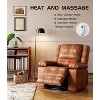 Oversized Motorized Lift Recliner with Heat & Massage – Adjustable PU Leather Chair, Ergonomic Support for Seniors & Limited Mobility - 4 of 4