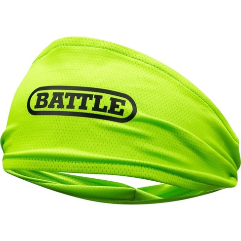 Battle Sports Lightweight Mesh Football Skull Wrap Green Target