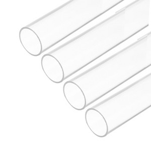 Unique Bargains Lamp Lantern Water Cooling System Acrylic Round Tubes 4 Pcs 10" - 1 of 4