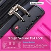 YONWAY Hardside Luggage Sets, 3 Piece Gradient Color Expandable Suitcase, with Spinner Wheels and TSA Lock, Lightweight 20" 24" 28" - 4 of 4