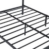 Queen Bed Frame with Curved Wood Headboard, Footboard & Metal Slats - Underbed Storage, No Box Spring Needed, Easy Assembly - 3 of 4
