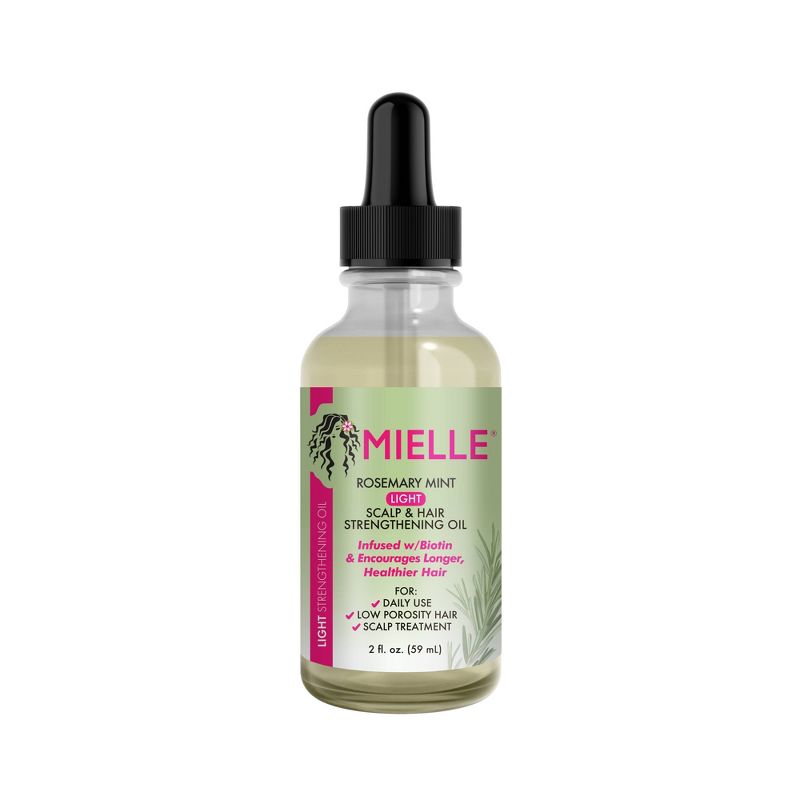 Mielle Organics Rosemary Mint Light Scalp &#38; Hair Strengthening Oil - 2 fl oz, 1 of 11