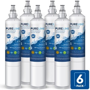 PureLine Replacement for Kenmore 9990, 5231JA2006A, 5231JA2006B, LG LT600P Filters, LSC27931ST Refrigerator Water Filter (6 Pack) - 1 of 4