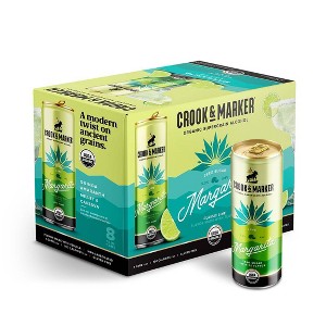 Crook & Marker Lime Margarita - 8pk/11.5 fl oz Cans - 1 of 4