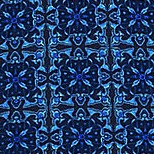 navy mosaic mini tile