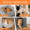 Cat Tree with Litter Box Enclosure Large, Multilevel Cat Play House with Large Condo, Cozy Top Perch,Wooden Cat Furniture for Indoor Cats - 4 of 4