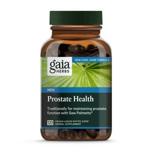 Gaia Herbs Prostate Health - Supports Prostate Health and Function for Men - 120 Vegan Liquid Phyto-Capsules - 1 of 4