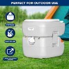 SereneLife Outdoor Portable Toilet with Carrying Bag – Travel Toilet with Waste Level Indicator - 4 of 4