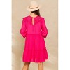 Women's Lacey Tiered Dress - Oddi - 2 of 3