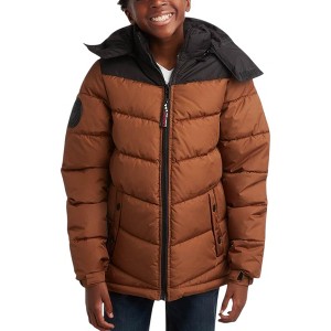 Canada Weather Gear Boys' Puffer Jacket - Bubble Winter Coat - Water Resistant Outerwear Jackets for Boys (8-20) - 1 of 4