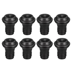 Unique Bargains Reusable Vacuum Rubber Sealing Wine Stoppers for Beer Glass Bottles - 1 of 4