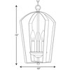 Progress Lighting Gather 3-Light Foyer Fixture, Brushed Nickel, White Candle Sleeves, Canopy Included - 2 of 2