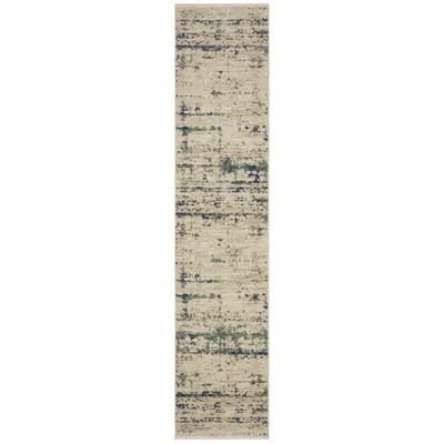 Oriental Weavers Soleri SOL08 Beige/ Green Indoor Area Rug - 2'6" x 12'