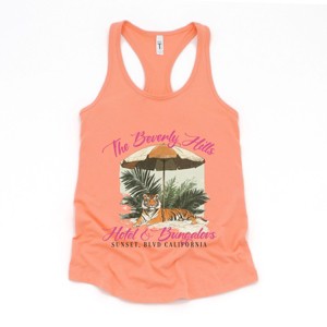 Simply Sage Market Beverly Hills Hotel Tiger Racerback Tank - 1 of 3