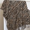 Anna-Kaci Women's Zebra Pattern Soft Brushed Scarf with Fringe Tassel Ends 70.5×27.5 Inches - 3 of 3