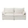 Okak Comfy Corduroy Out Sofa Bed with Side Storage Convertible Sleeper Couch Futon with USB/C-TYPE Charging Ports for Living Room - 3 of 4