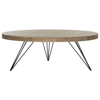 Mansel Coffee Table - Light Gray - Safavieh