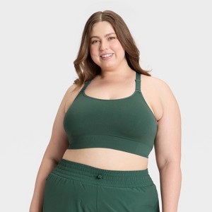 Women's Seamless Medium Support Cami Sports Bra - All In Motion™ - 1 of 3