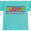 Girls' - Barbie - Ken More Handsome Fitted Short Sleeve Graphic T-Shirt - 2 of 4