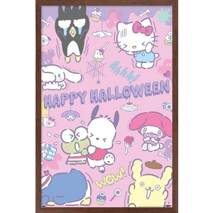 Trends International Hello Kitty - Kawaii Horror Framed Wall Poster Prints - 1 of 4