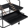 Large Wrought Iron Bird Cage with Stand for Parrots, Cockatiels, Conures & Budgies - 4 of 4