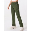 INSPIRE CHIC Women's High Waist Baggy Y2K Street Casual Fashion Cargo Pants with Pockets - 4 of 4