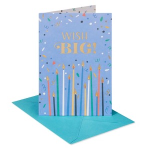 Carlton Cards 'Wish Big' Birthday Card - 1 of 3