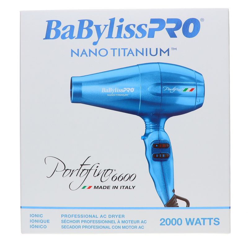 BaBylissPRO Nano Titanium Portofino Dryer Blue, 5 of 10