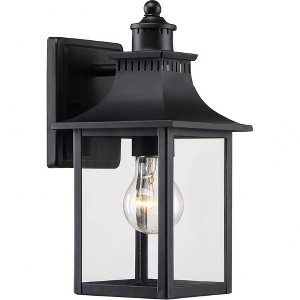 Quoizel Lighting Chancellor 1 - Light Sconce in  Mystic Black - 1 of 1