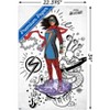 Trends International Marvel Ms. Marvel - Doodles Unframed Wall Poster Prints - 3 of 4