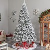 Nearly Natural 10-ft Flocked West Virginia Fir Artificial Christmas Tree with 1680 Bendable Branches - 4 of 4
