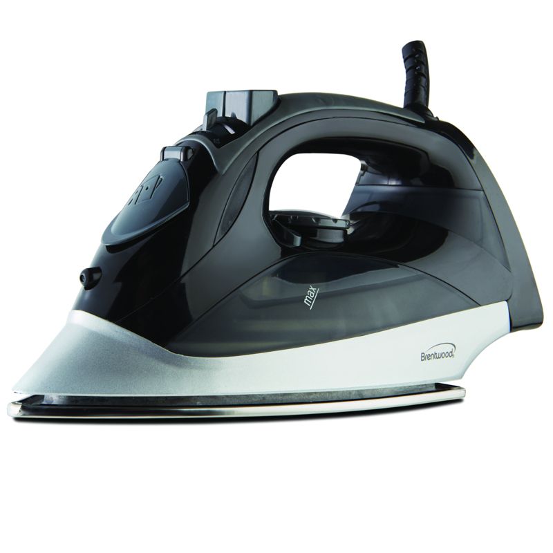 Brentwood Corded Plug-In Steam Iron With Auto Shut-OFF in Black, 1 of 4