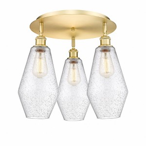 Cindyrella - 3 Light Flush Mount In Industrial Style-14.5 Inches Tall and 18.75 Inches Wide - 1 of 1