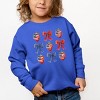 The Juniper Shop Coquette Bows And USA Strawberries Toddler Sweatshirt - 3 of 4