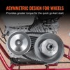 VEVOR Drive Clutch, 2-8HP Engine, 2000 RPM High-Strength Drive Clutch with Asymmetric Designed Wheels & Robust Rubber Belt, Sturdy & Durable Clutch - 4 of 4