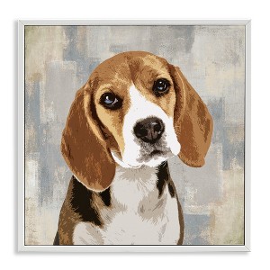Stupell Industries Pet Beagle Patiently Waiting, 12" x 12" - 1 of 4