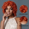 Jessie's Wig 14 Inch Short Synthetic Bouncy Wig Ginger Color 1 Pc/Pack - 3 of 4