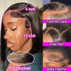 Jessie's Wig 8Inch Short Straight Bob Wig 13X4 Pre Cut Lace Natural Black 1 Pc/Pack - 3 of 4