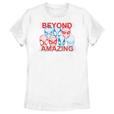 Women's Spider-Man: Beyond Amazing 3D Masks T-Shirt